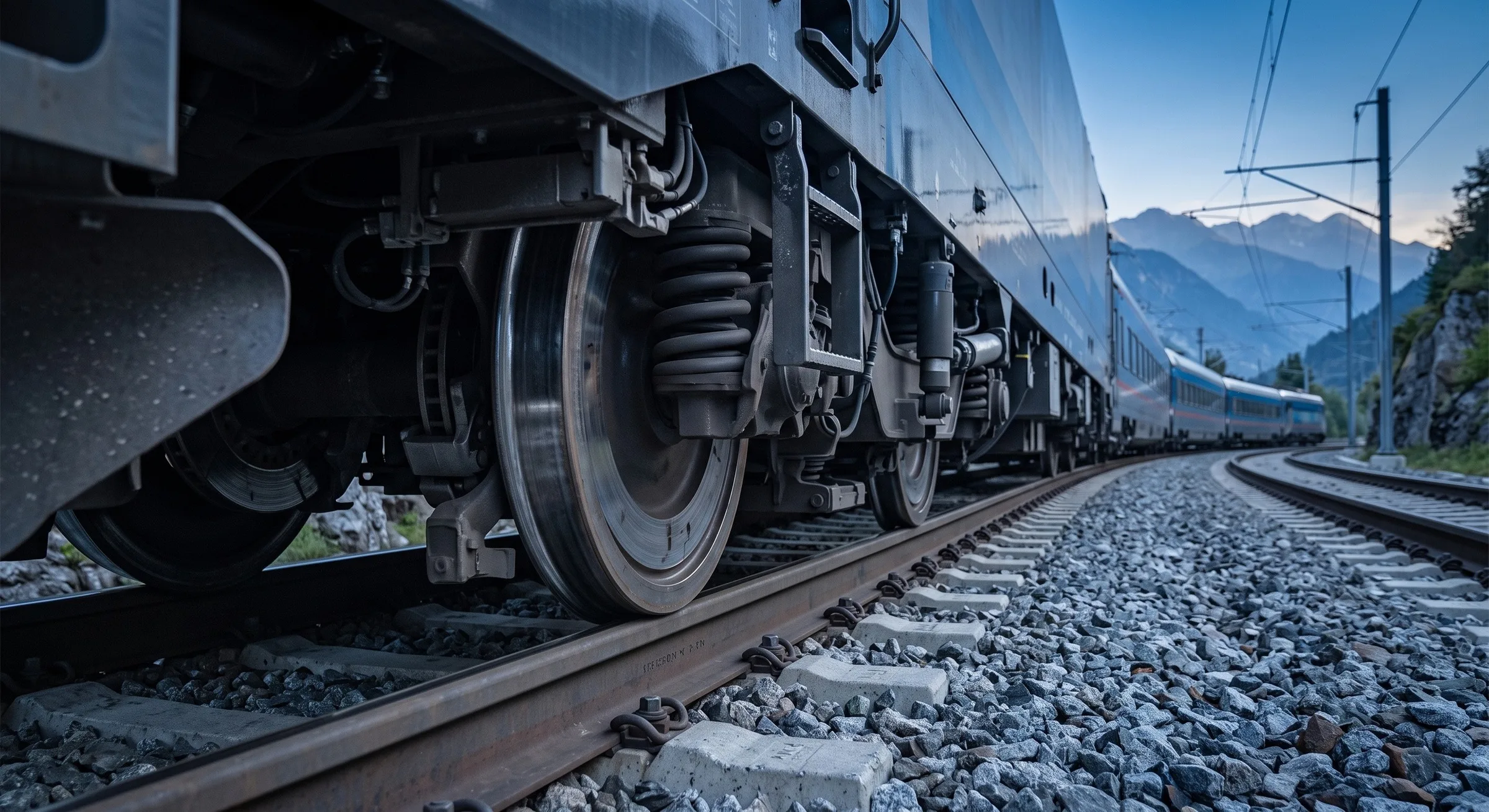 Ray üzerinde tren tekerleği — raylı sistem ve ulaşım teknolojileri